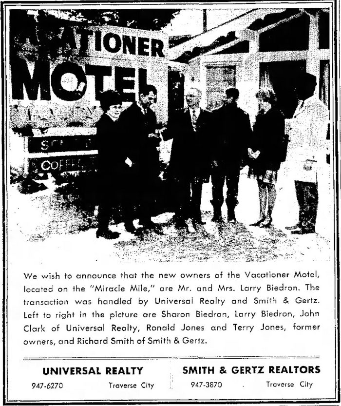 Vacationer Motel - Aug 1970 Article - Changes Hands (newer photo)